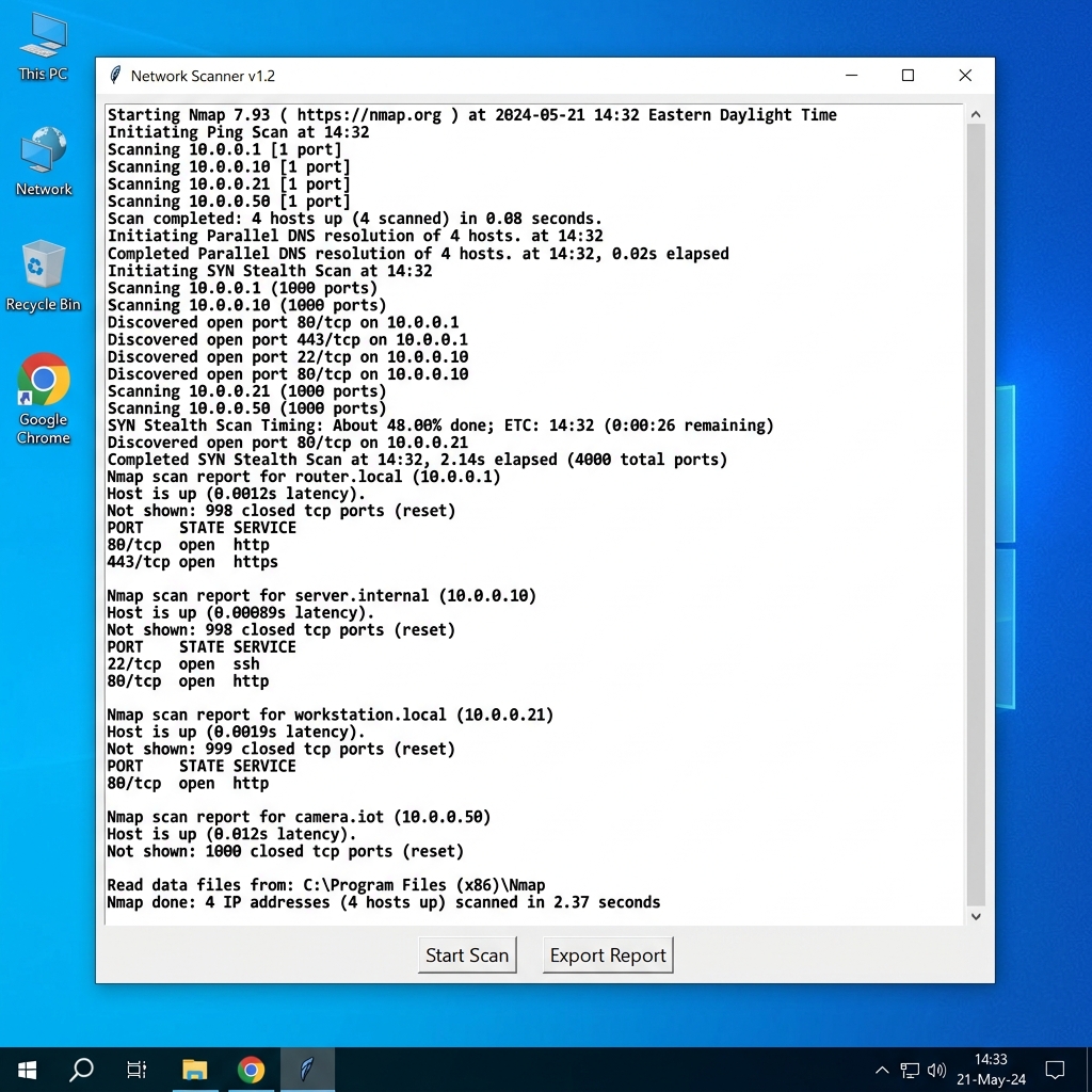 Network Vulnerability Scanner